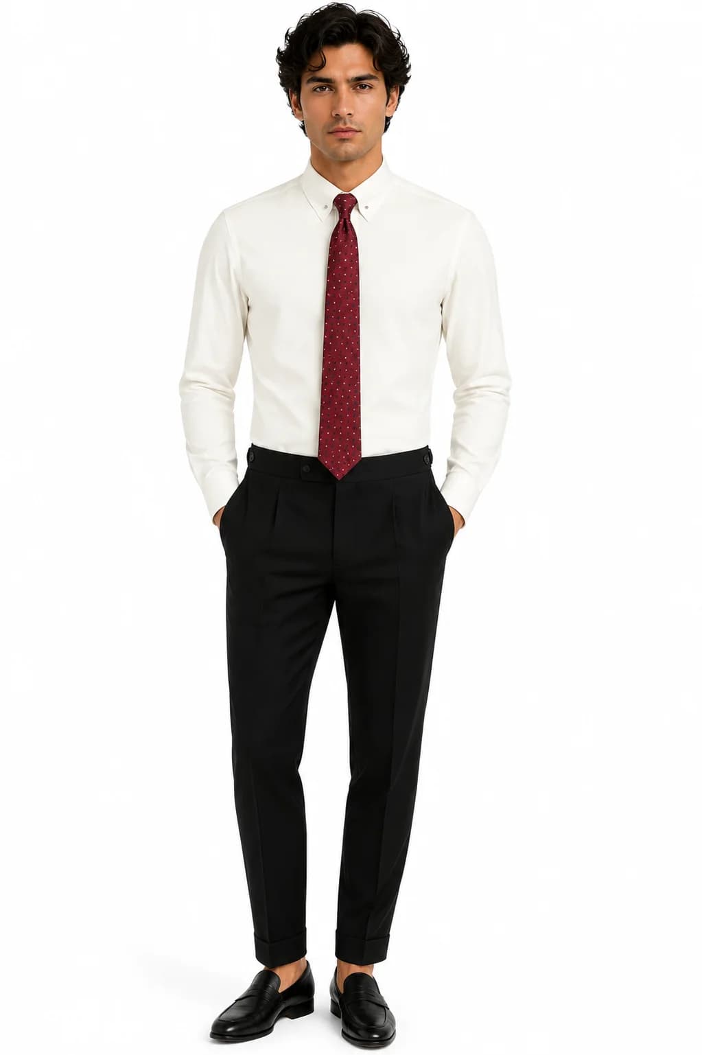 Classic Pin Collar Dress Shirt