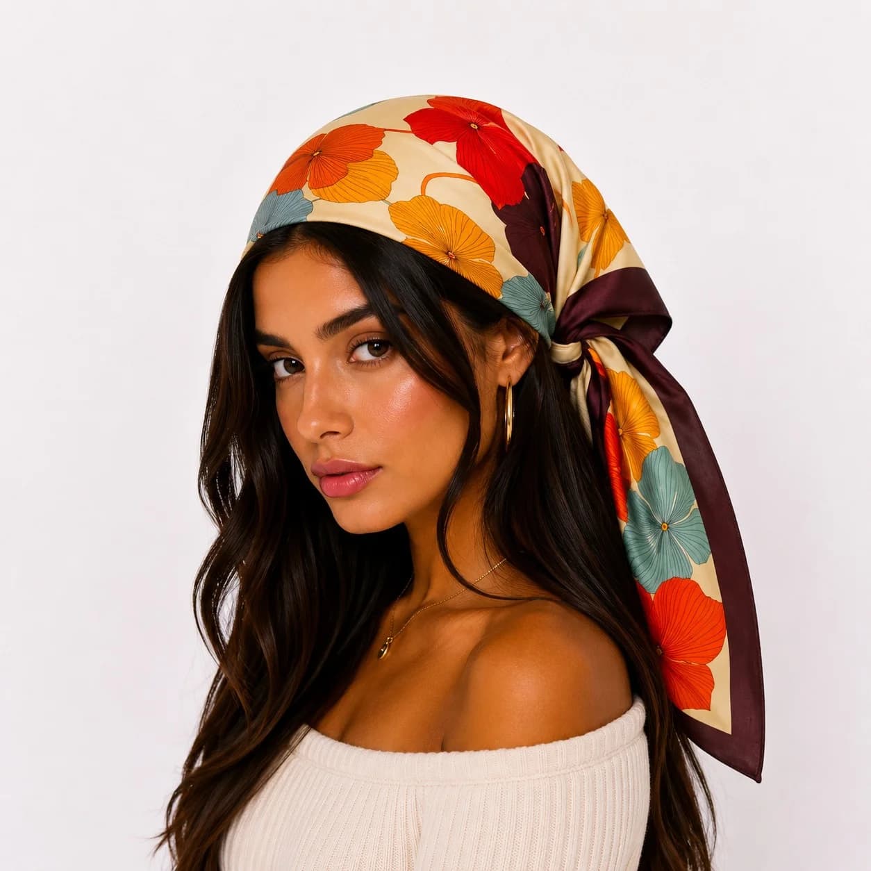 Silk Foulard – Neck & Waist Square