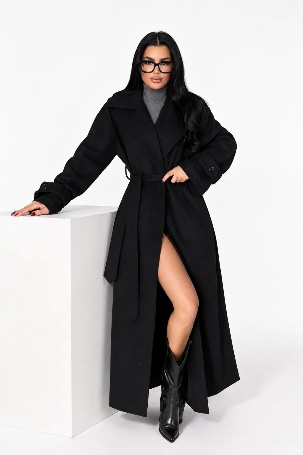 Long Belted Coat