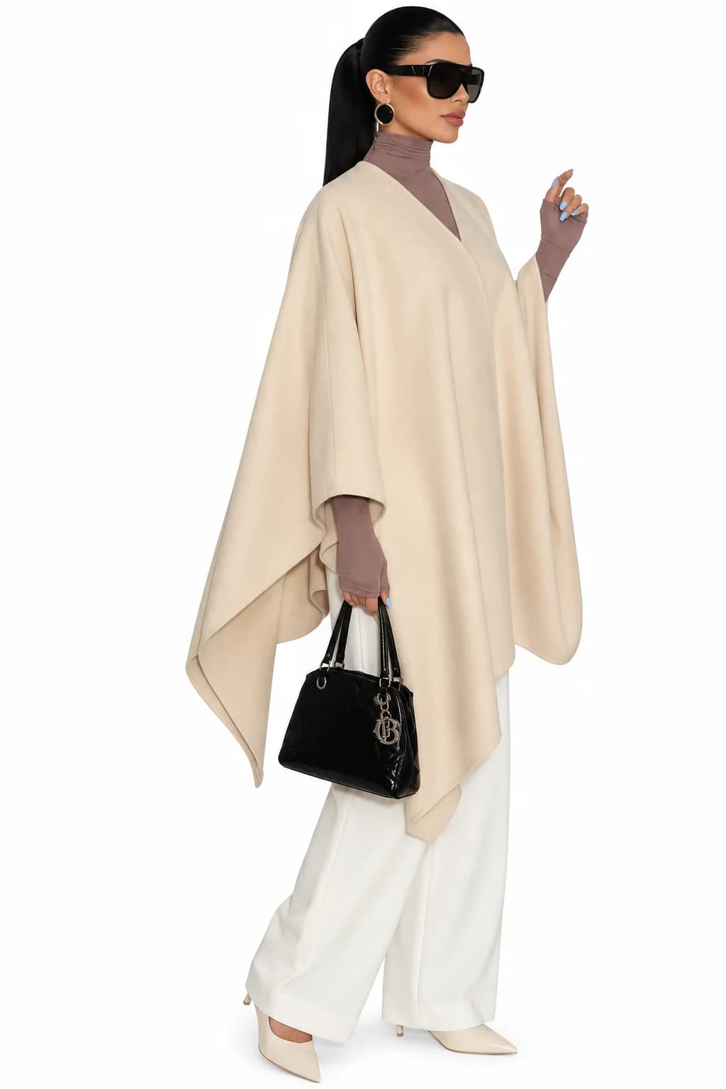 Draped Poncho