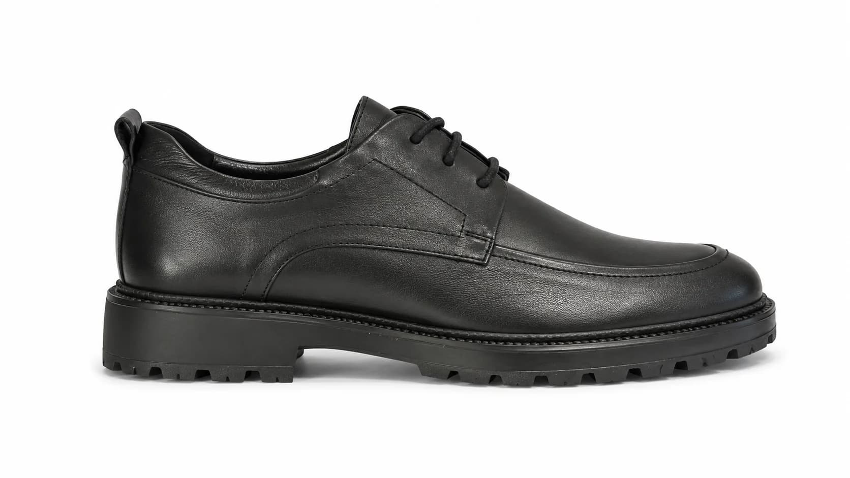Chunky Sole Lace-Up Shoes