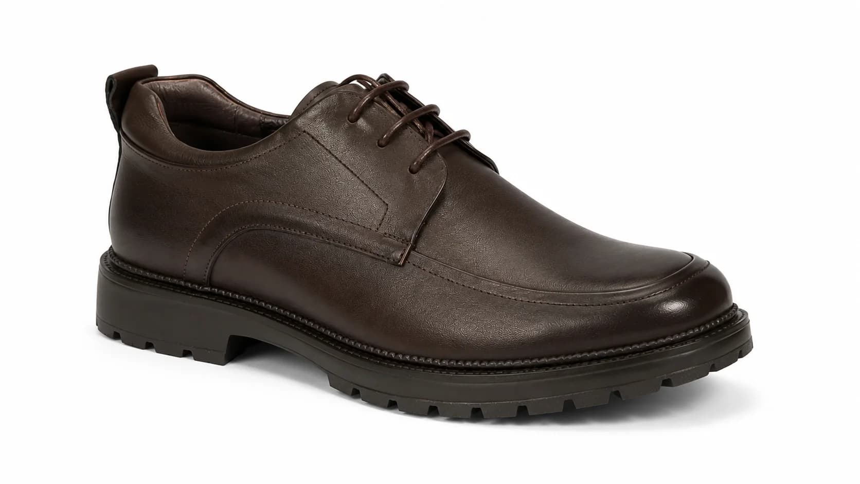 Chunky Sole Lace-Up Shoes