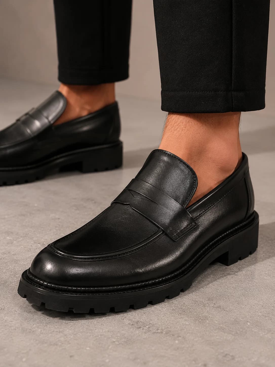 Classic Penny Lug Loafers
