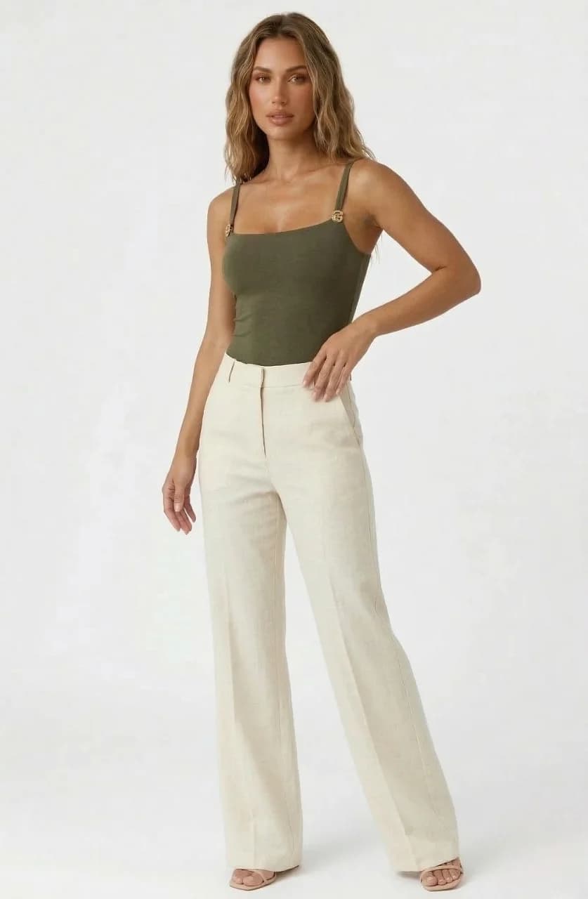 Strappy Buckle Bodysuit