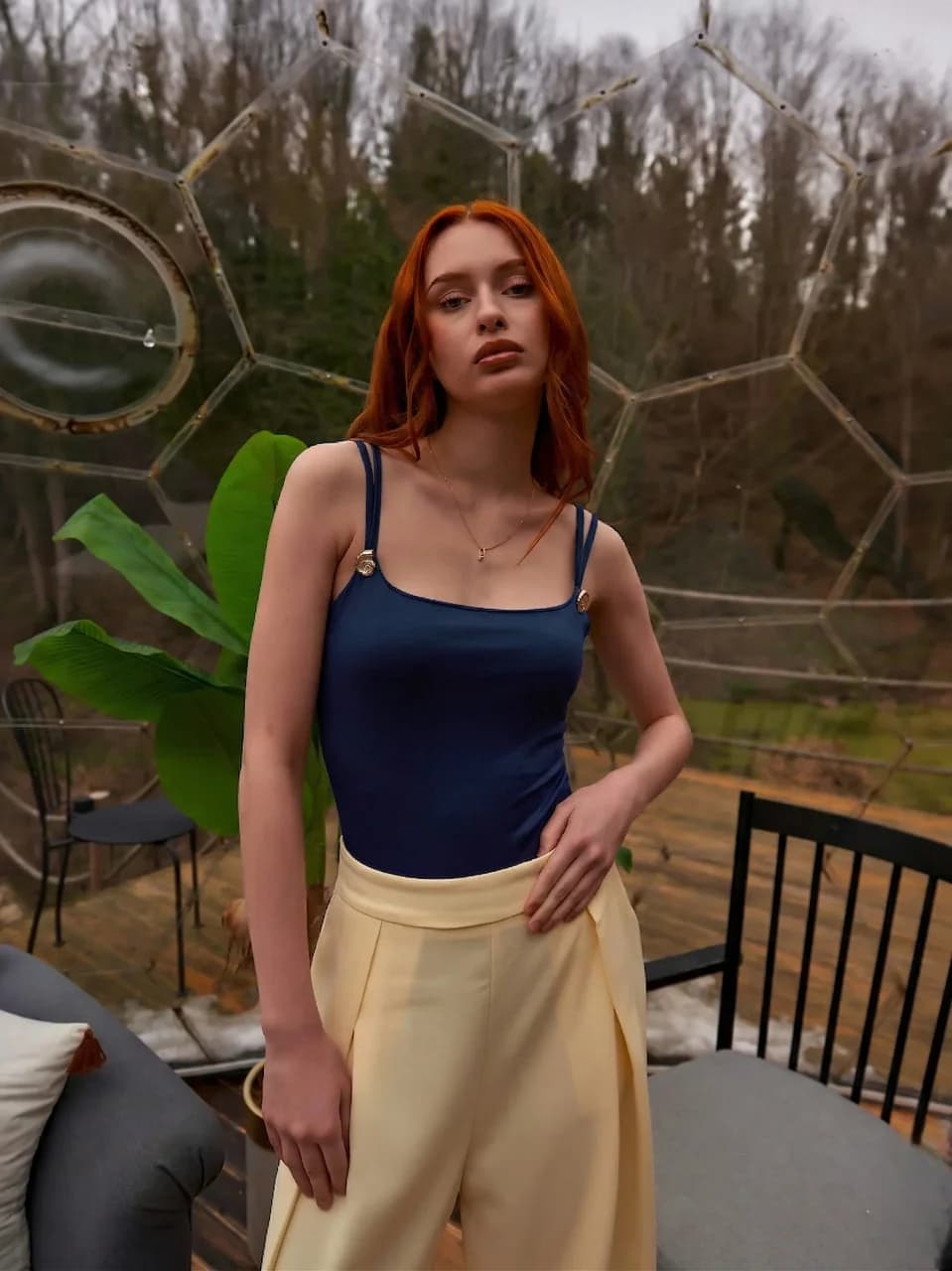 Strappy Buckle Bodysuit