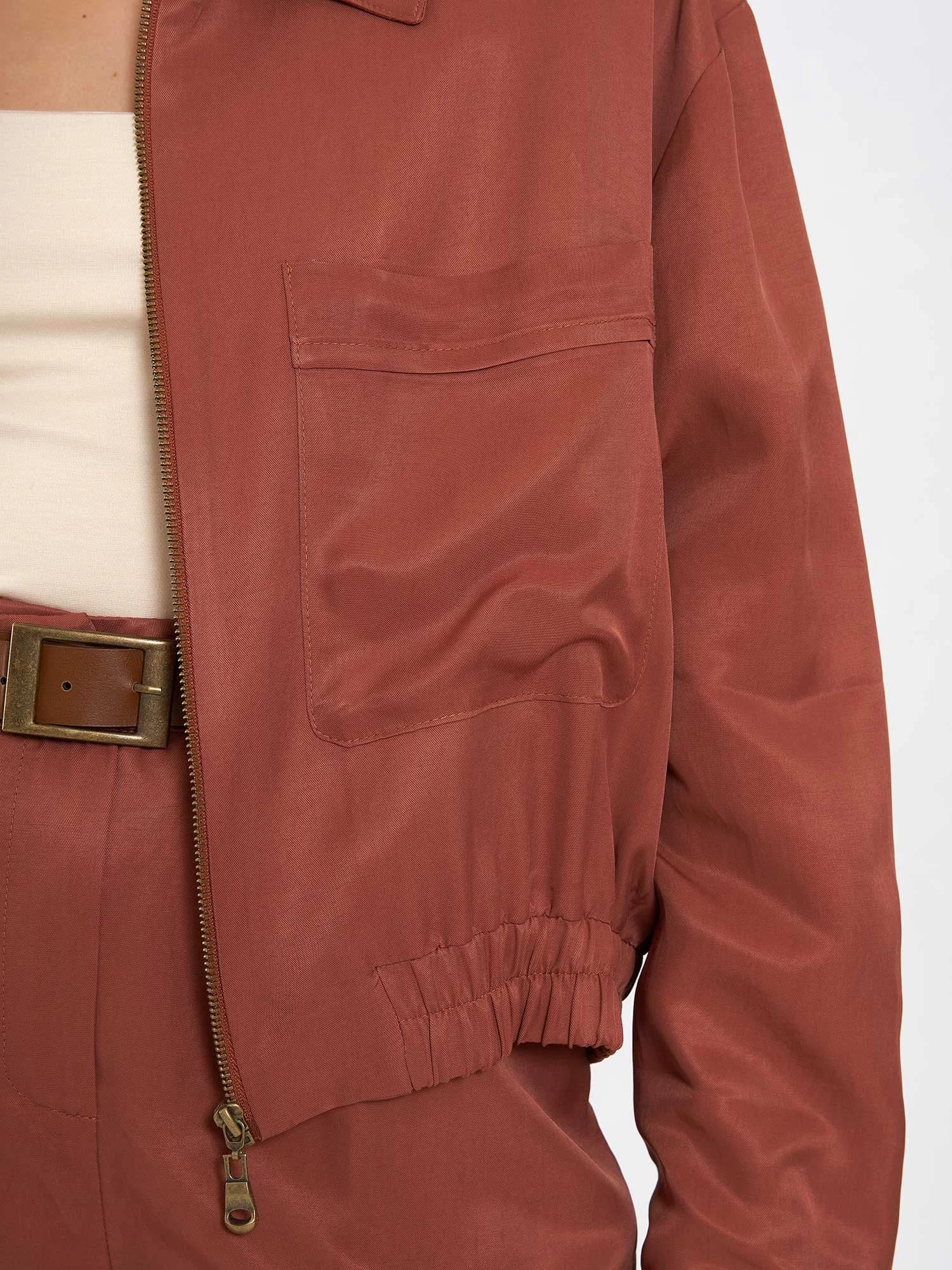 Single Pocket Bomber Jacket