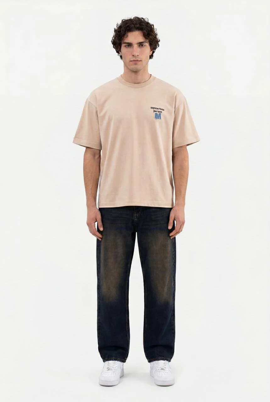 Oversized Graphic Crew Neck T-Shirt