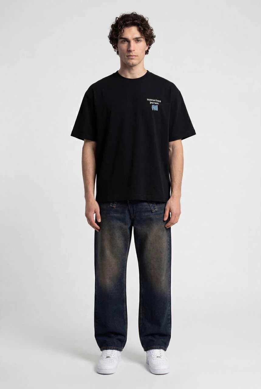 Oversized Graphic Crew Neck T-Shirt