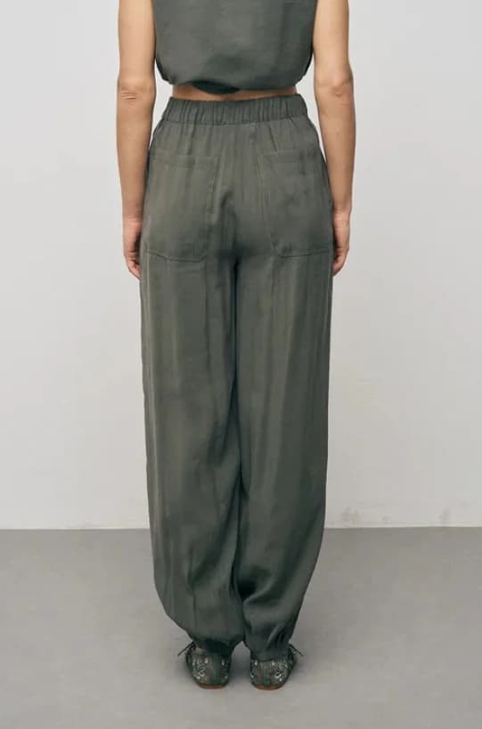 King Elastic Palazzo Pantolon