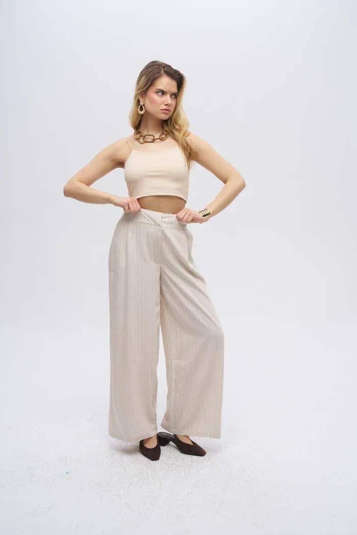 Striped Modal Pant