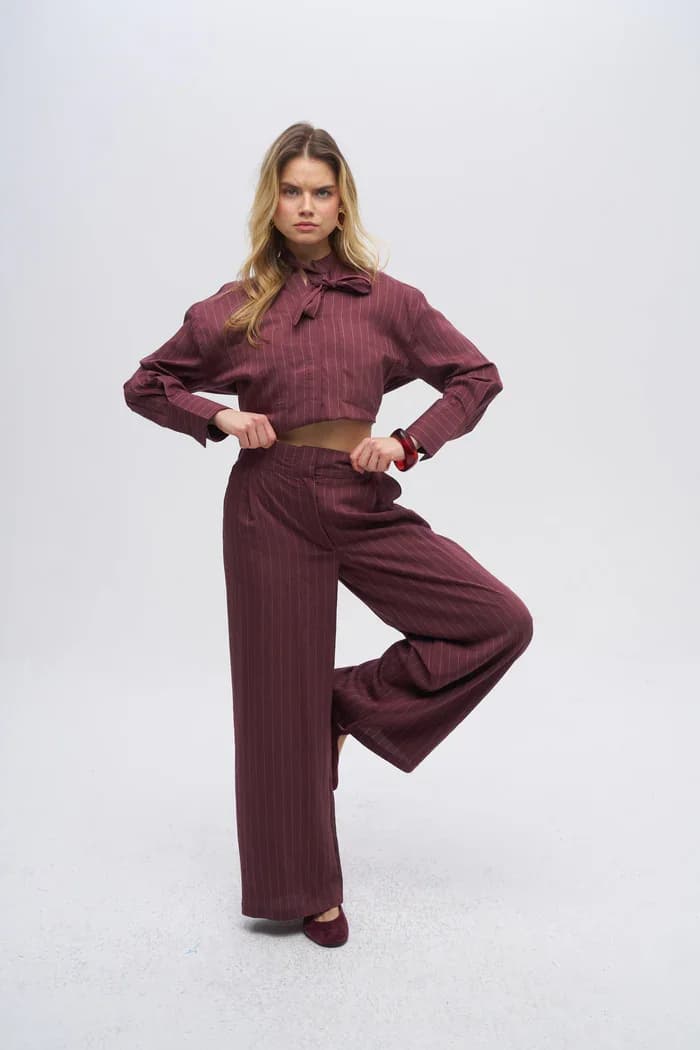Striped Modal Pant