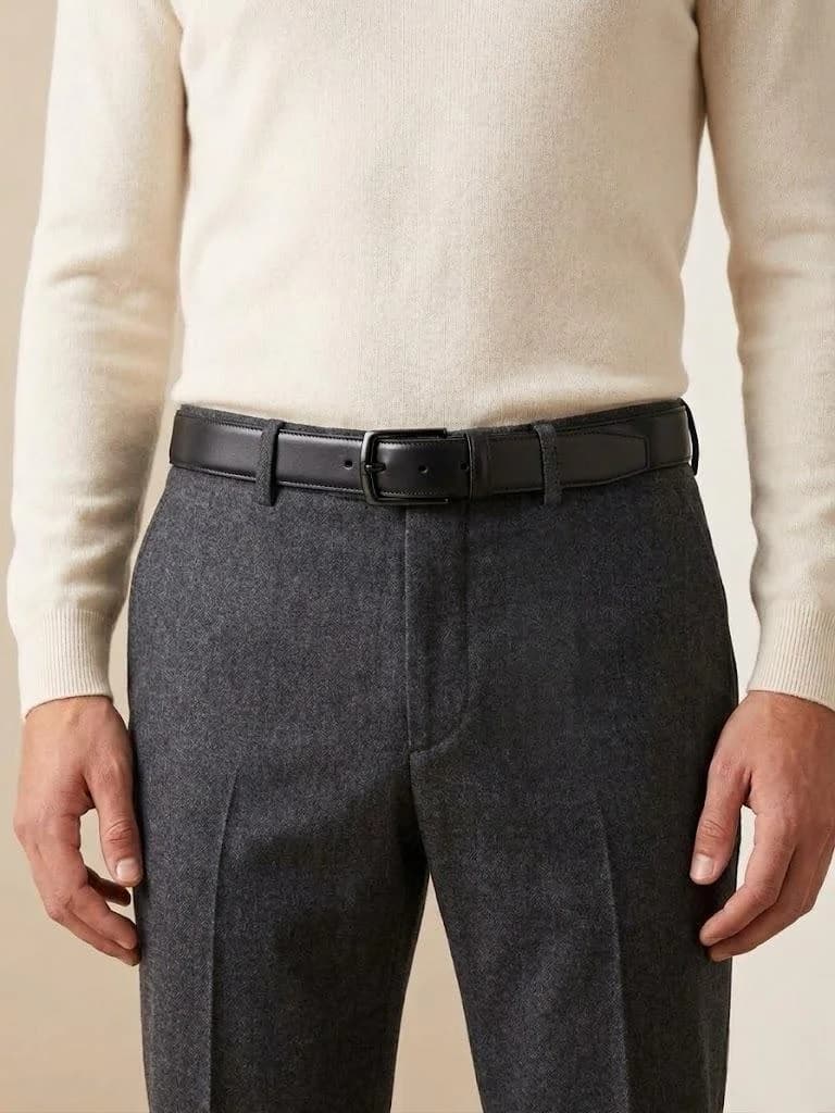 Classic Smooth Leather Belt