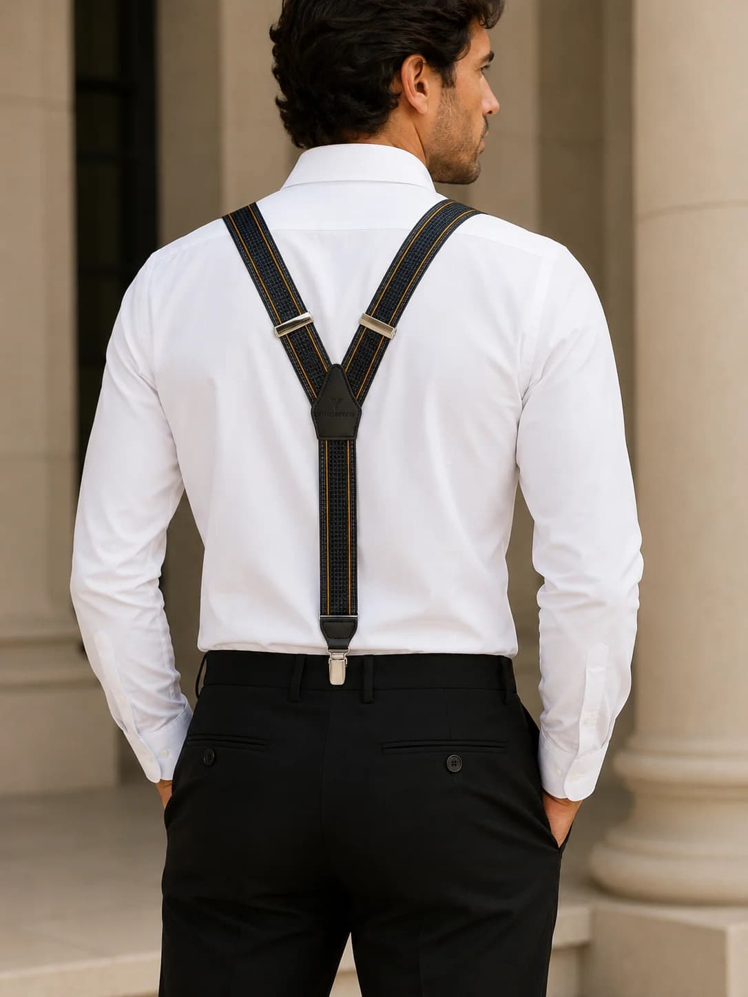 Striped Suspenders