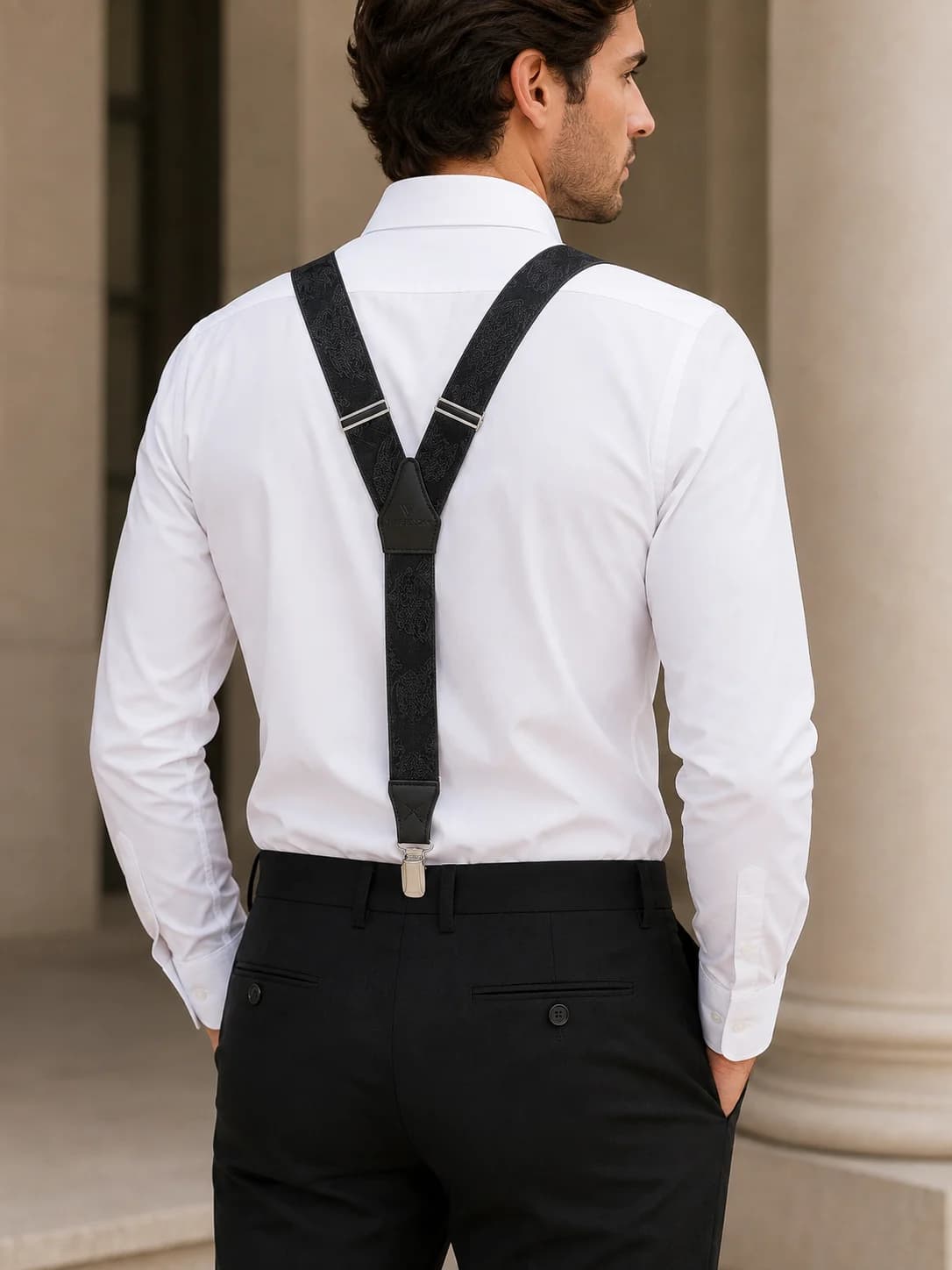 Patterned Suspenders