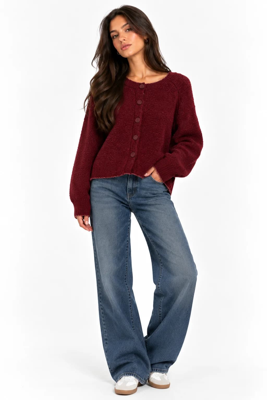 Soft Knit Button Cardigan
